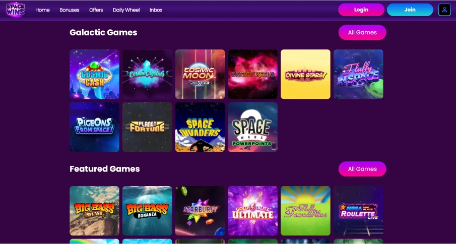 Spacewin casino